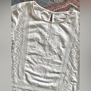 Linen detailed shirt